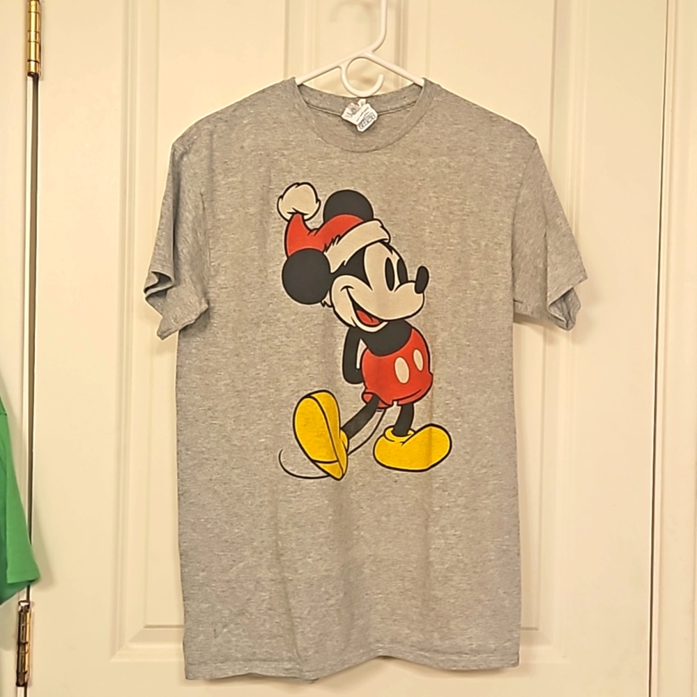 Mickey Santa Tee, Medium.